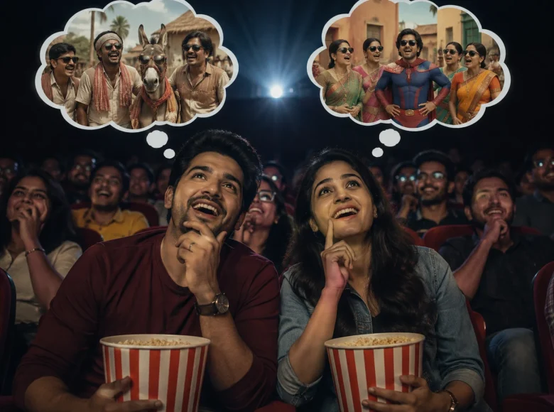 English Movie with Funny Indian Regional Translations – MySivi audience imagining hilarious regional movie scenes.