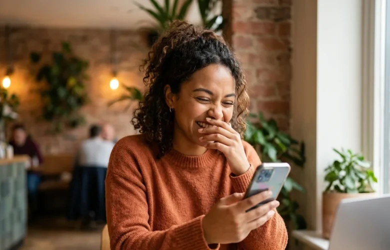 Happy learner using the MySivi AI English speaking app, reflecting real user feedback and satisfaction in the 2026 MySivi App review.