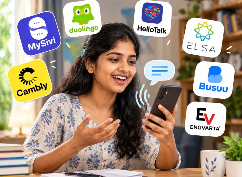 Best English-Speaking App for Tamil Speakers: Explore 7 popular apps to improve English fluency and speak confidently.